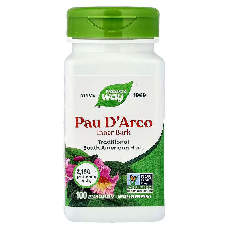 Nature's Way 保哥果皮 100 粒全素膠囊 (1,090 毫克每 2 粒膠囊)#15450 (包裝隨機提供)-產品圖片 3