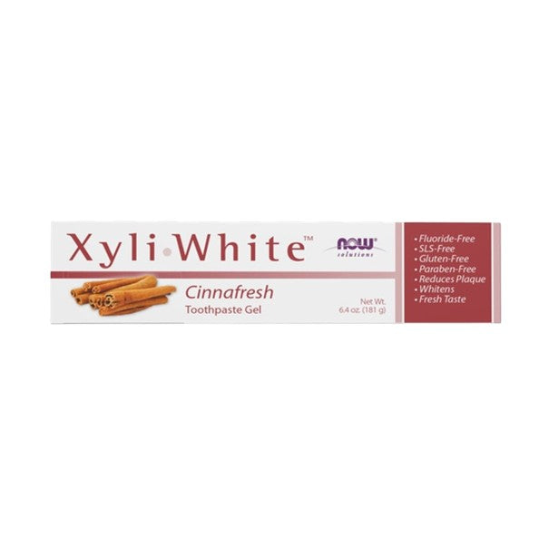 NOW Foods XyliWhite 牙膏 清新肉桂味 6.4 盎司(181 克)