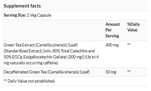 NOW Foods EGCg 綠茶素 400毫克 180粒 抗氧化 促進代謝-產品圖片 2