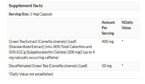 NOW Foods 高純度EGCg 綠茶素 400毫克 90粒 抗氧化 兒茶素-產品圖片 3