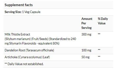NOW Foods 雙倍功效護肝水飛薊素 300毫克 100粒-產品圖片 3