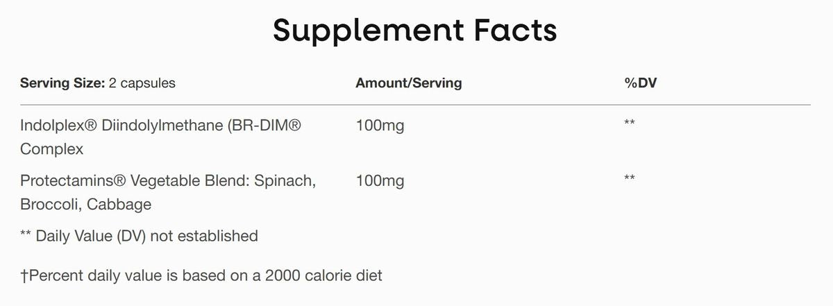 Nature's Way DIM-plus 120 粒素食膠囊 #14850-產品圖片 3