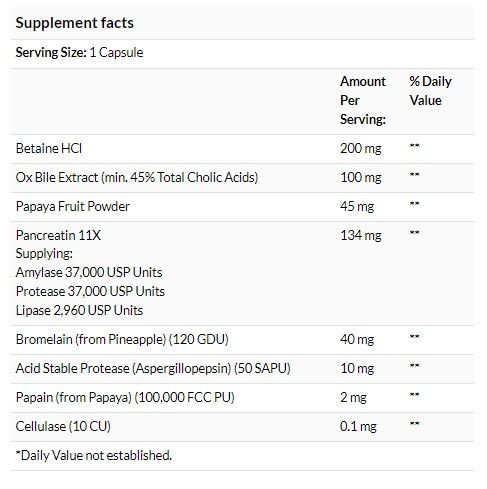 NOW Foods 超級酶 180 粒膠囊-產品圖片 3