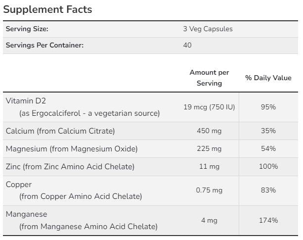 NOW Foods 檸檬酸鈣膠囊 120 粒素食膠囊-產品圖片 3