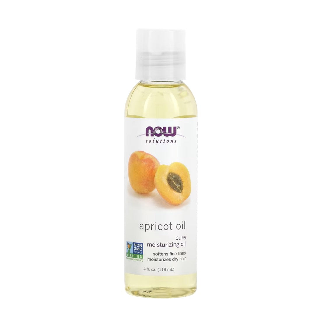 NOW Foods Solutions 杏子油 4盎司 118 毫升