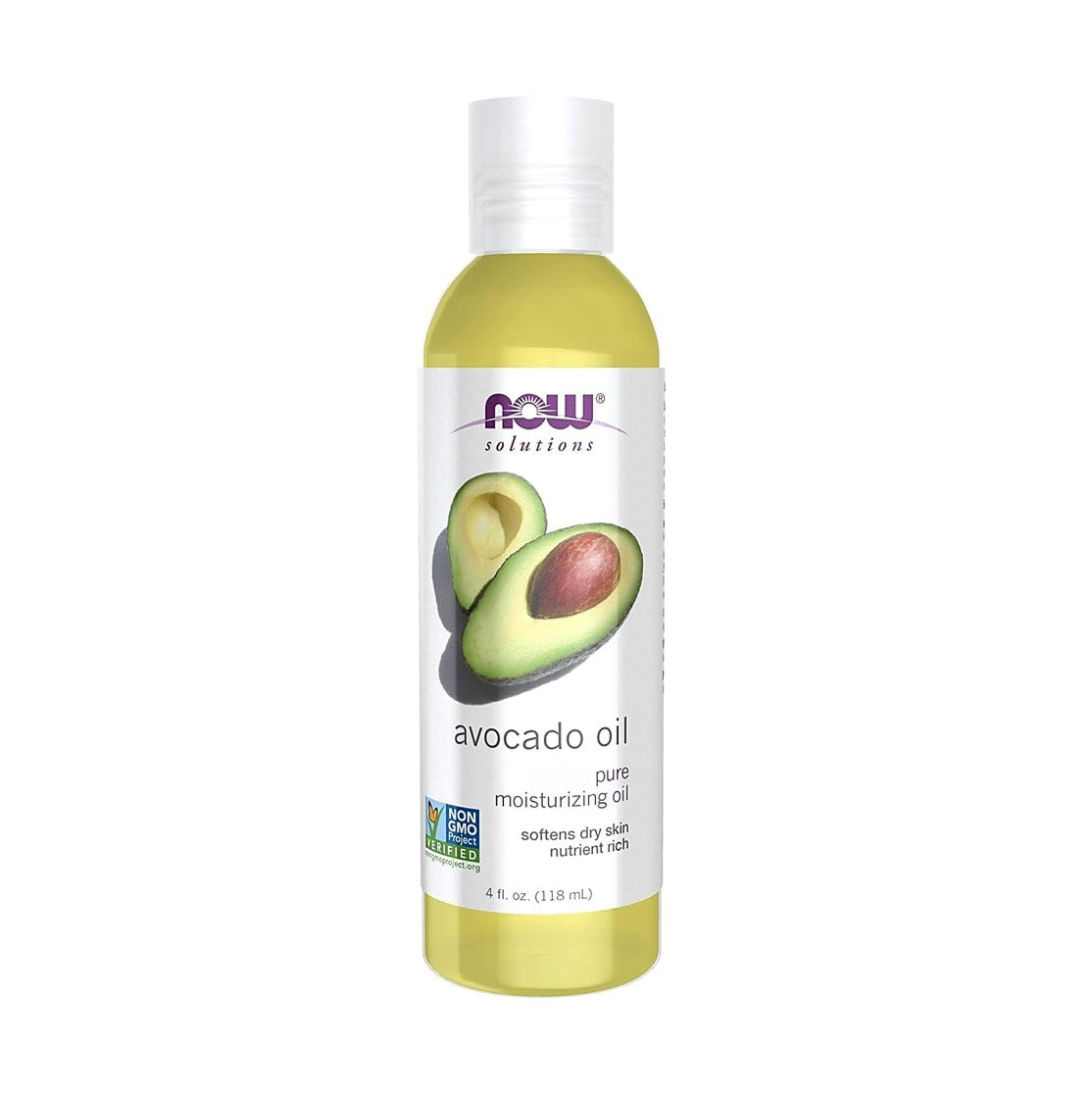NOW Foods Solutions 牛油果油 4盎司 118 毫升
