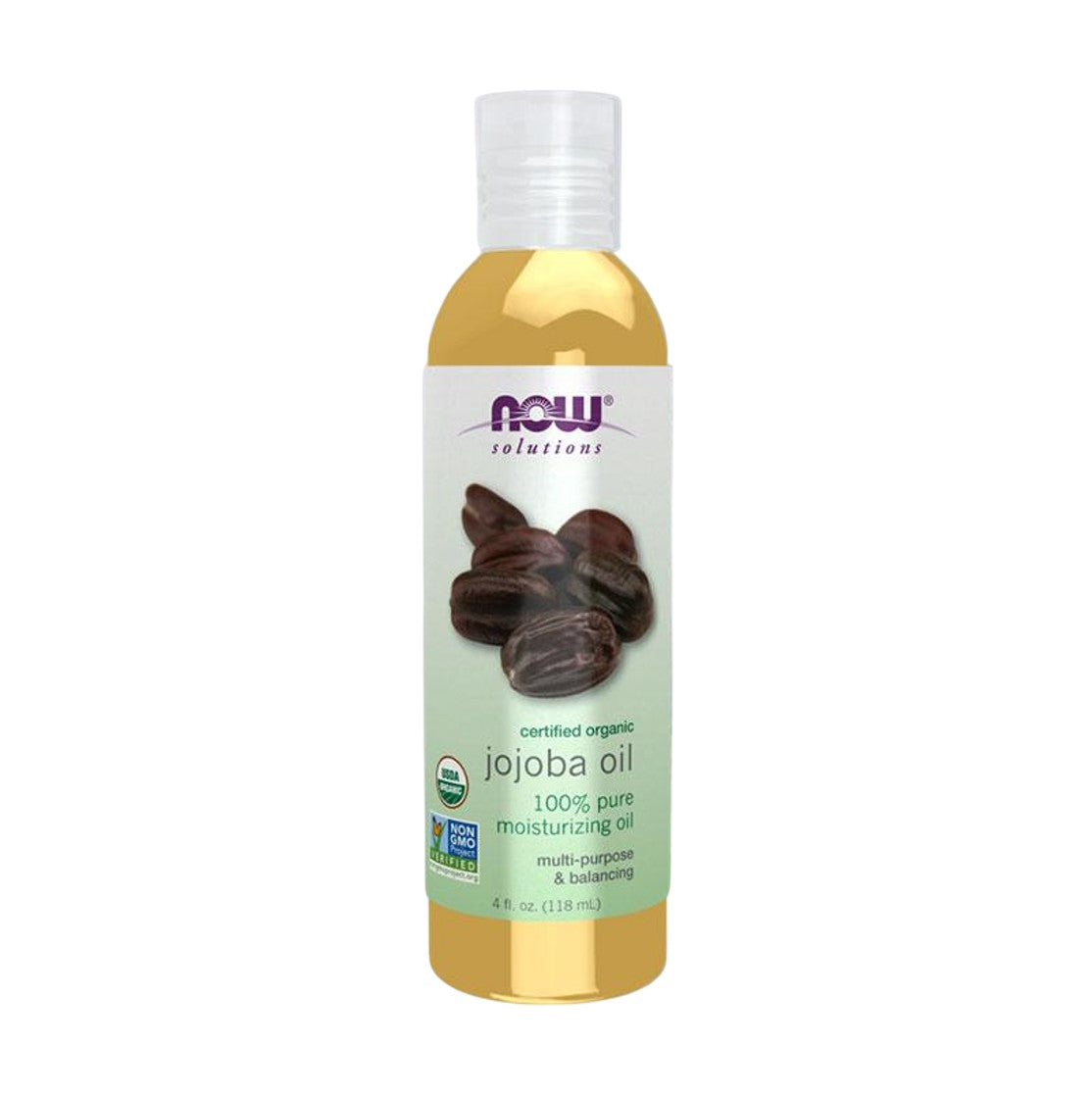 NOW Foods Solutions 有機荷荷巴油 4盎司 118 毫升