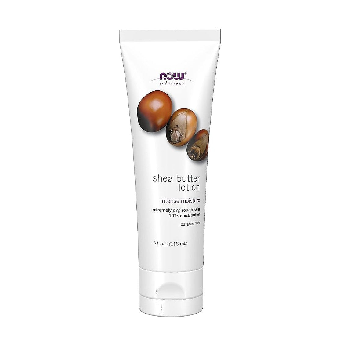 NOW Foods Solutions 乳木果油潤膚露 4 盎司 118 毫升