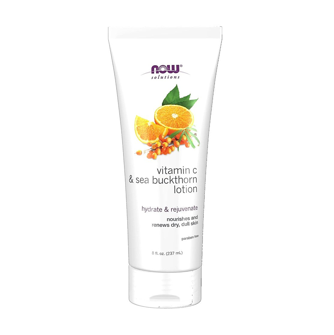 NOW Foods Solutions 維他命 C 和沙棘乳液 8 盎司 237 毫升