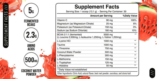 EC SPORTS Amino EAA 必要氨基酸 + BCAA 支鏈氨基酸 增肌粉396g (糖果西瓜味 ) (Earth's Creation) 美國製造-產品圖片 2