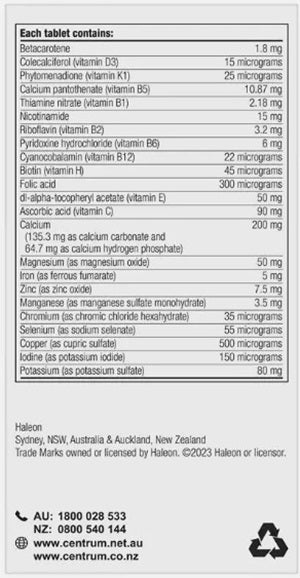 善存- Advance 多種維他命及礦物質 150粒-產品圖片 2