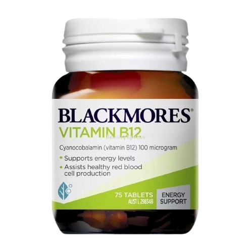 BLACKMORES 維他命 B12 (100 毫克) 75粒