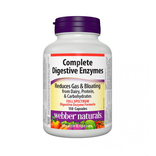 Webber Naturals 全效整腸消化酶 (全新配方) 150 粒