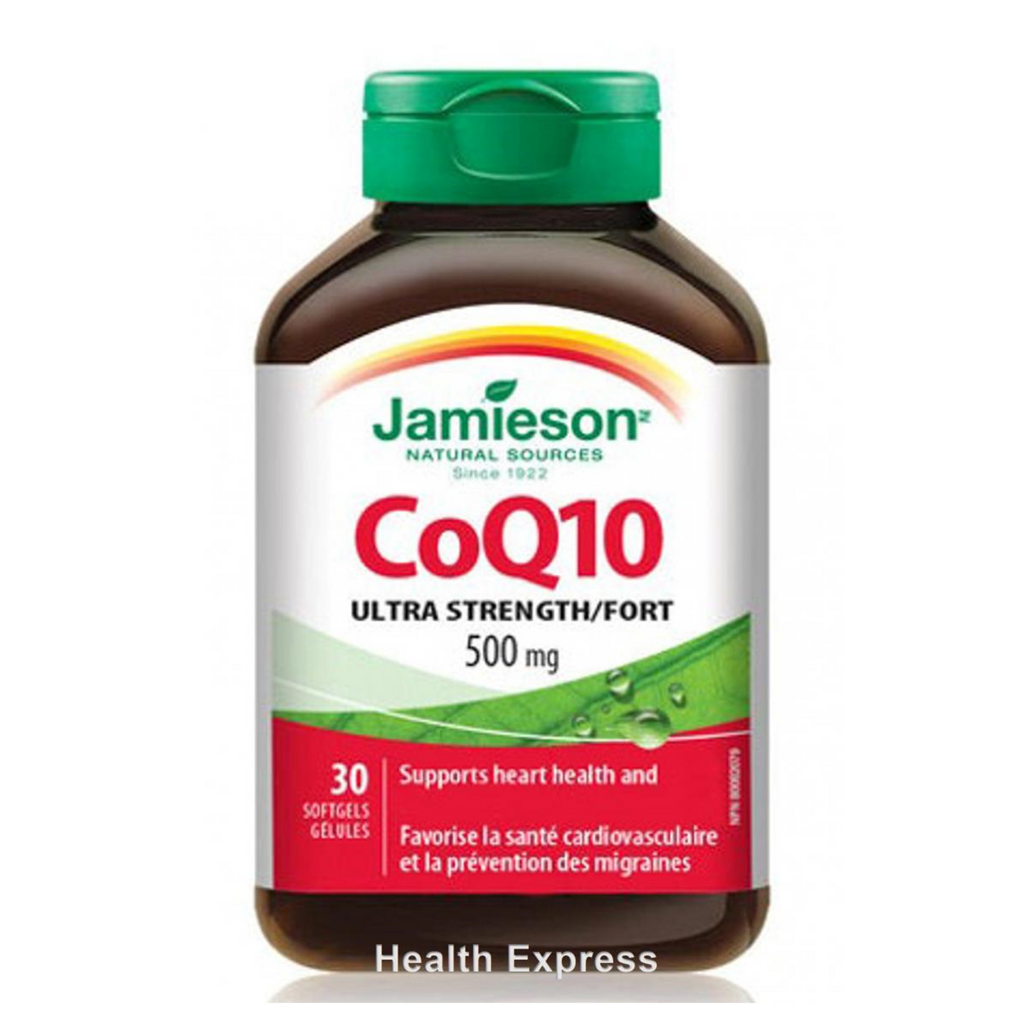 Jamieson 超強抗氧輔酶 Q10 (500 毫克) 30 粒