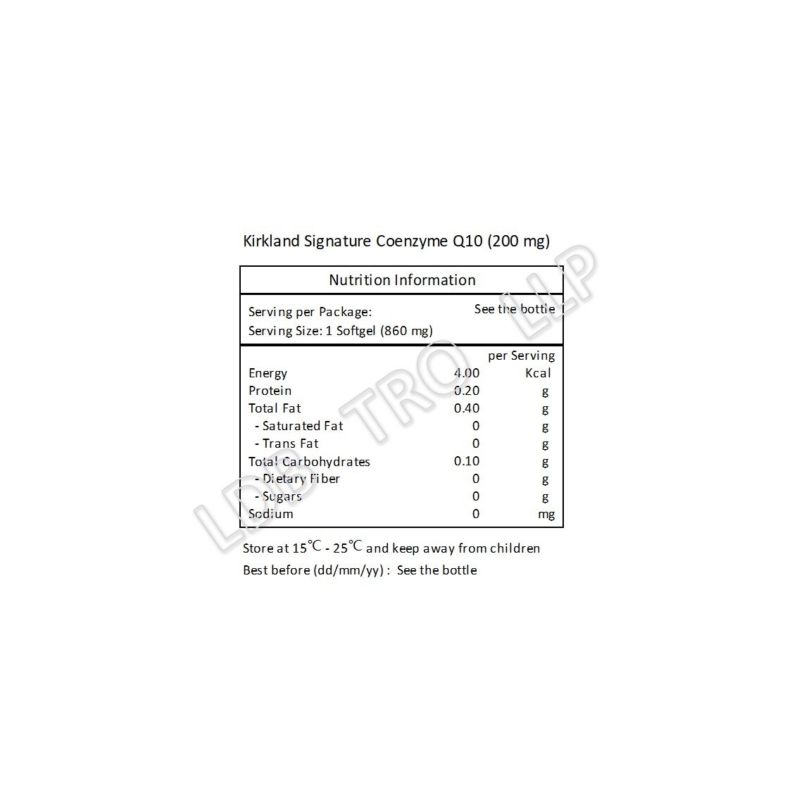 Kirkland Signature 特強護心 CoQ10 精華 (200 毫克) 225 粒軟膠囊