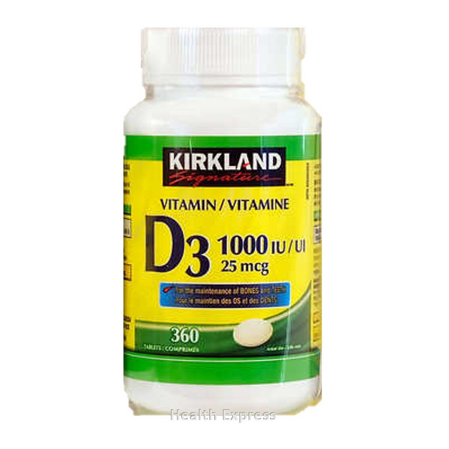 Kirkland Signature 健骨維他命 D3 (1000 IU) 360 粒