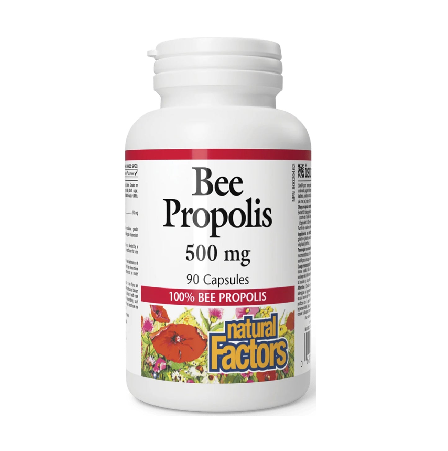 Natural Factors 特強健體蜂膠精華 (500 毫克) 90 粒