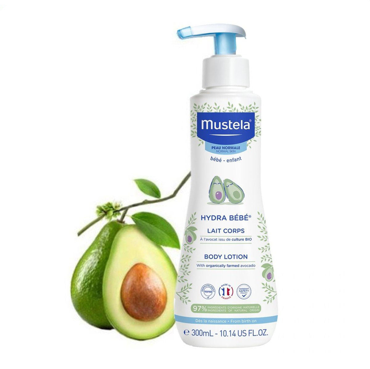 Mustela Bebe 保濕潤膚乳 300 毫升 (兩款包裝隨機提供)