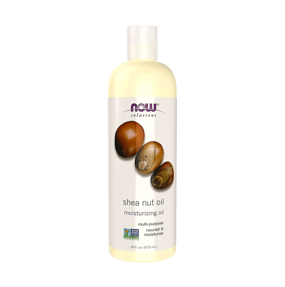 NOW Foods Solutions Shea Butter Moisturizing Oil 16 fl oz 473 ml