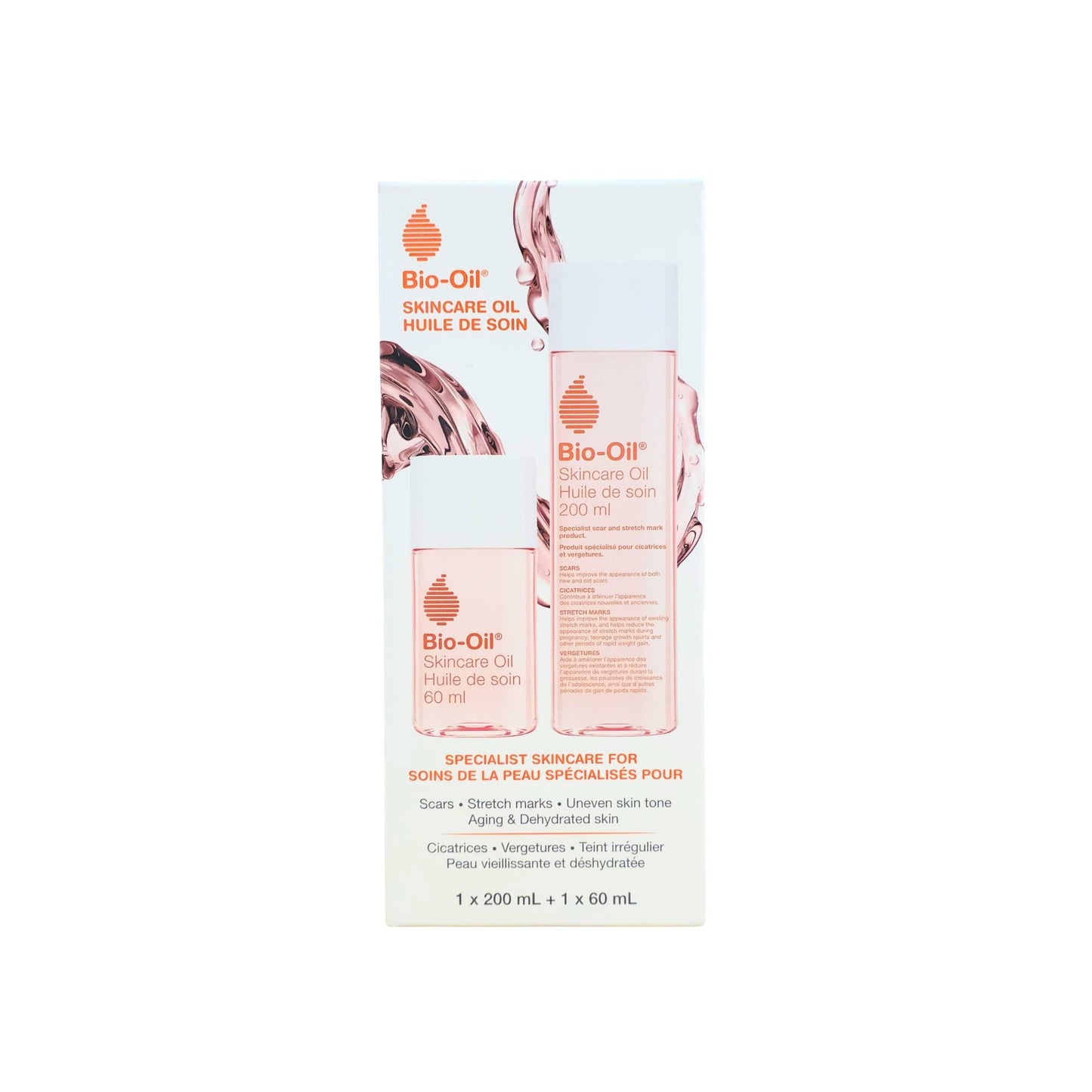Bio-Oil 天然去疤美膚油套裝 (200毫升 + 60毫升)