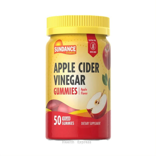 Sundance - Apple Cider Vinegar Gummies Natural Apple Flavour 50 Vegetarian Gummies (Packaging randomly provided)