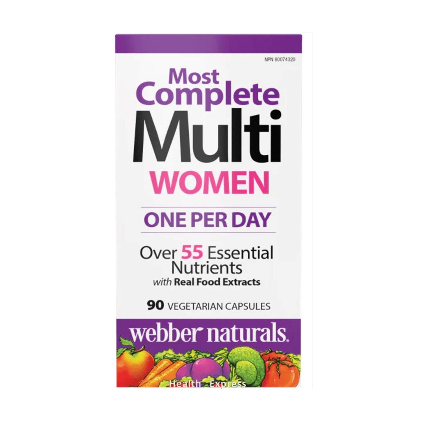 Webber Naturals 女士全效綜合維他命營養素 90 粒