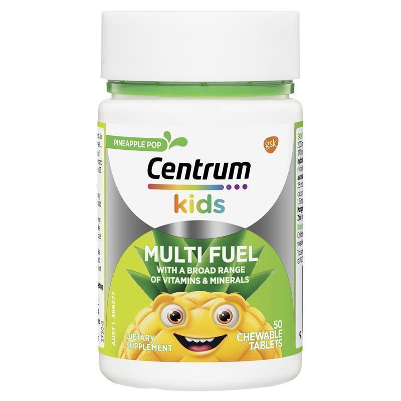 Centrum 兒童綜合維他命及礦物質咀嚼片 50 粒