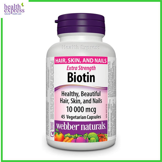 Webber Naturals 能量生物素 (1000 微克) 45 粒素膠囊