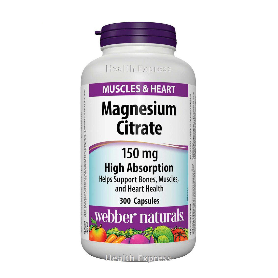 Webber Naturals 健體檸檬酸鎂 (150 毫克) 300 粒 (超值加量裝)