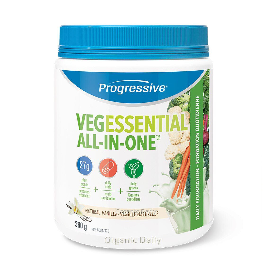 Progressive 多合一營養蛋白粉 - 云呢拿味 360/840 克