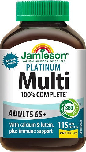 Jamieson 成人65+白金多種維他命 115 粒迷你片