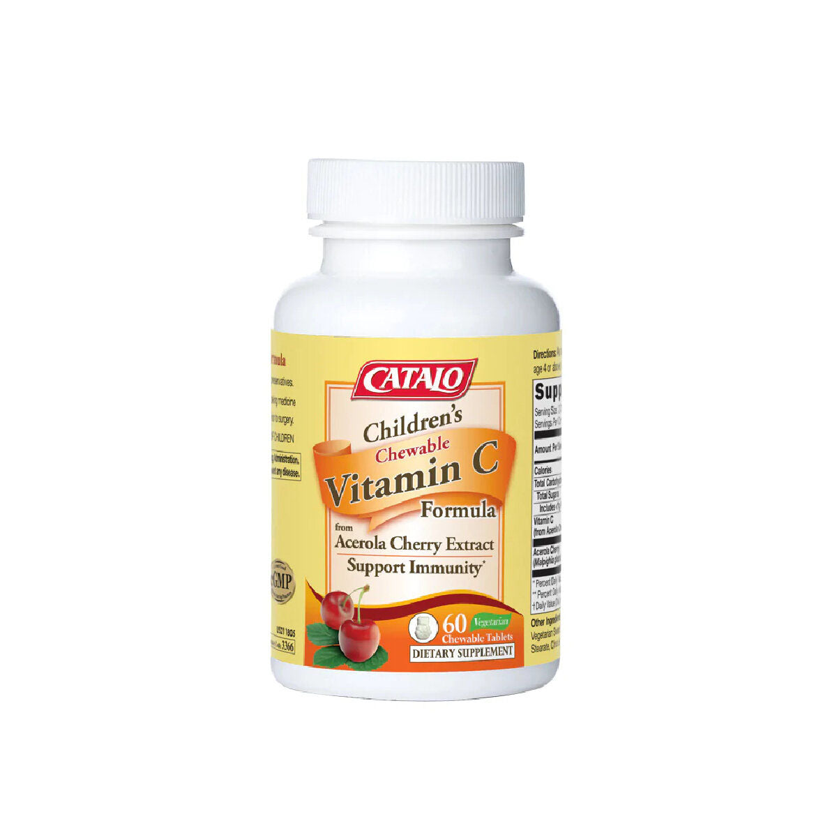 CATALO 兒童天然維他命C (100毫克) 咀嚼片 60 粒