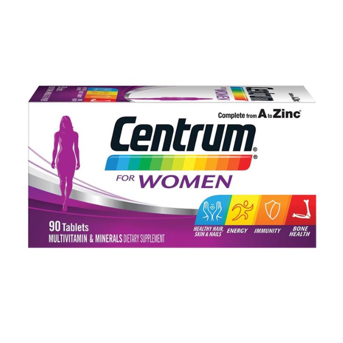 Centrum 女士全效多種維他命及礦物質 (多 50 %加量裝) 90 粒