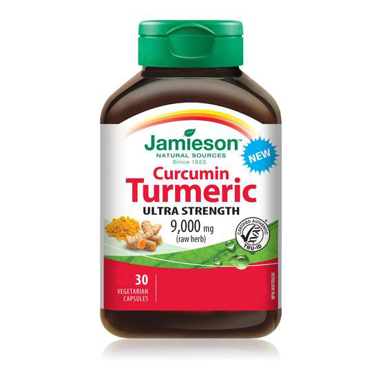 Jamieson 特強薑黃素精華 (9000 毫克) 30 粒 包裝隨機提供) (包裝隨機提供)-產品圖片 3