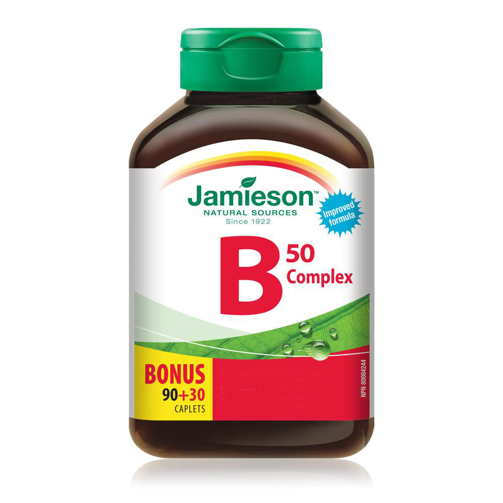 Jamieson 天然維他命 B 雜 50 120 粒