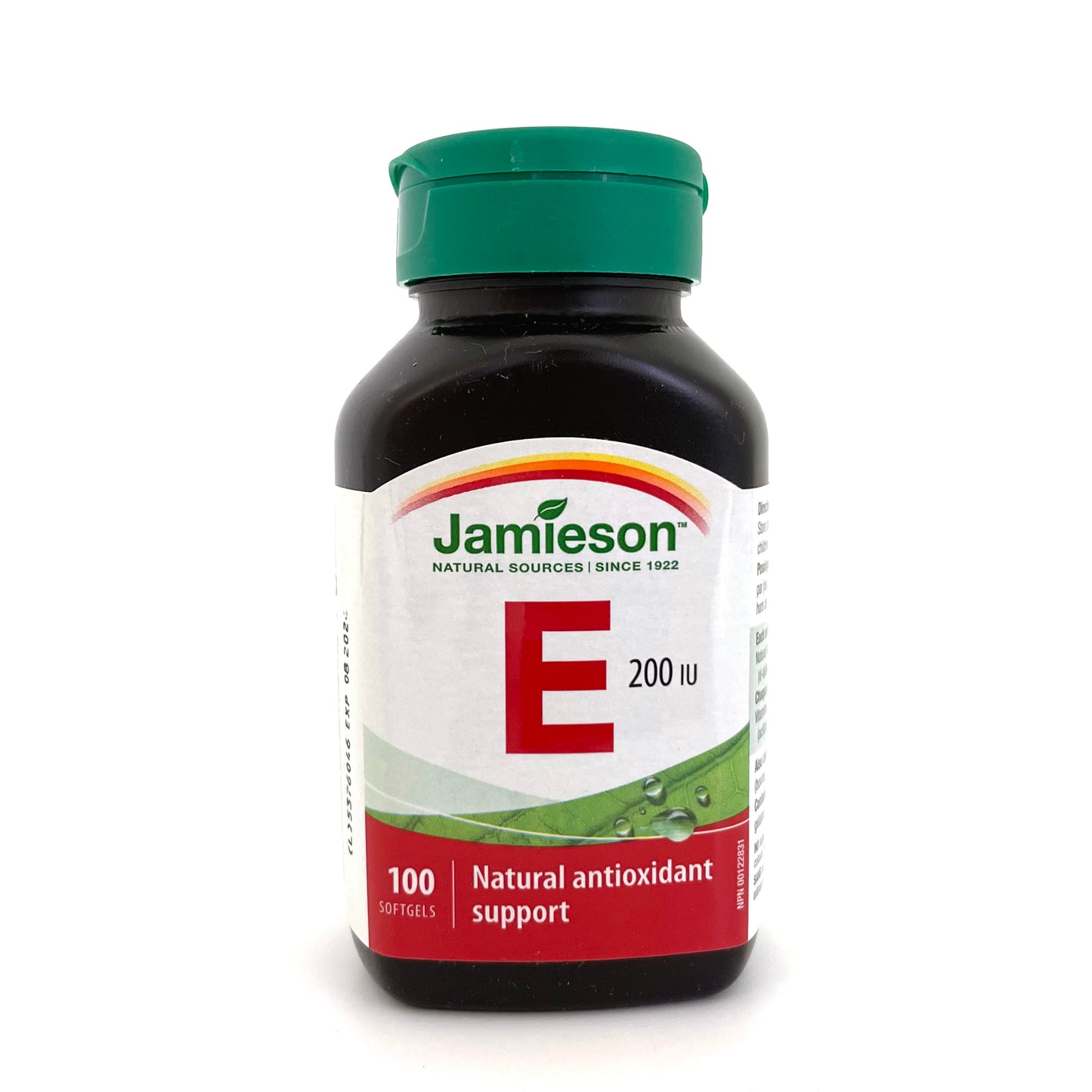 Jamieson 抗衰老天然維他命 E (200 IU) 100 粒