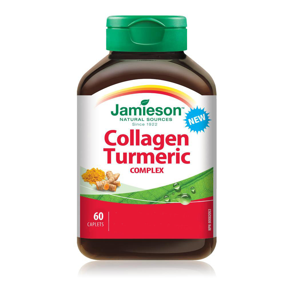 Jamieson Joint & Bone Collagen Turmeric (Bone Health Formula) 60 Capsules