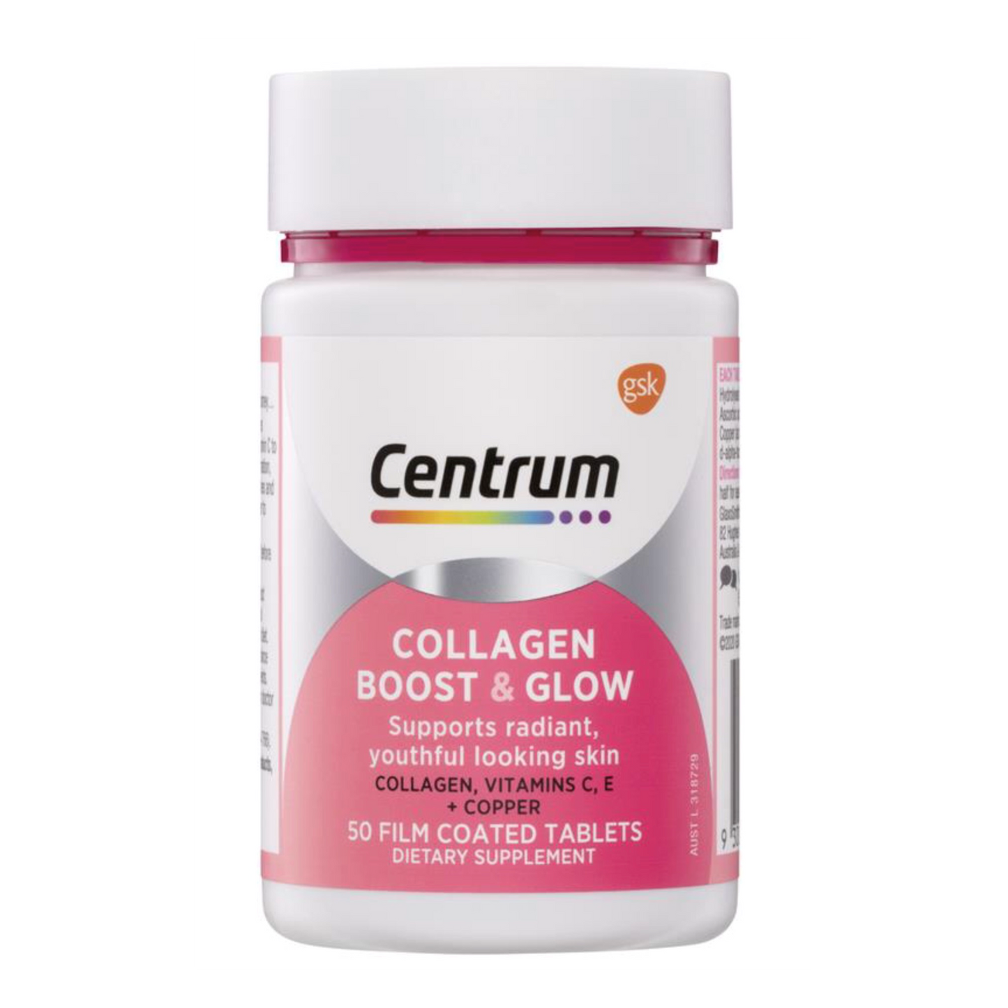 Centrum 煥膚亮肌膠原蛋白精華 50 粒