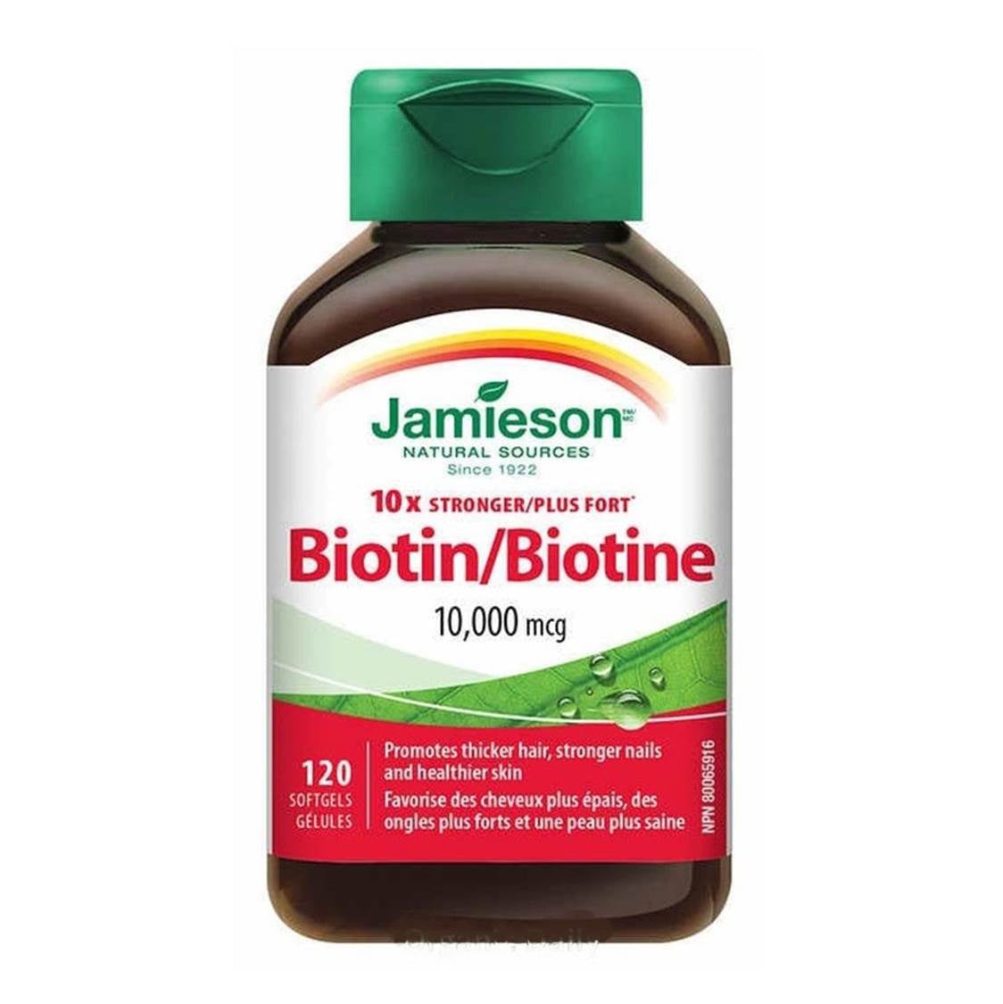jamieson-ultra-strength-biotin-10000mcg-120softgels-valuesize