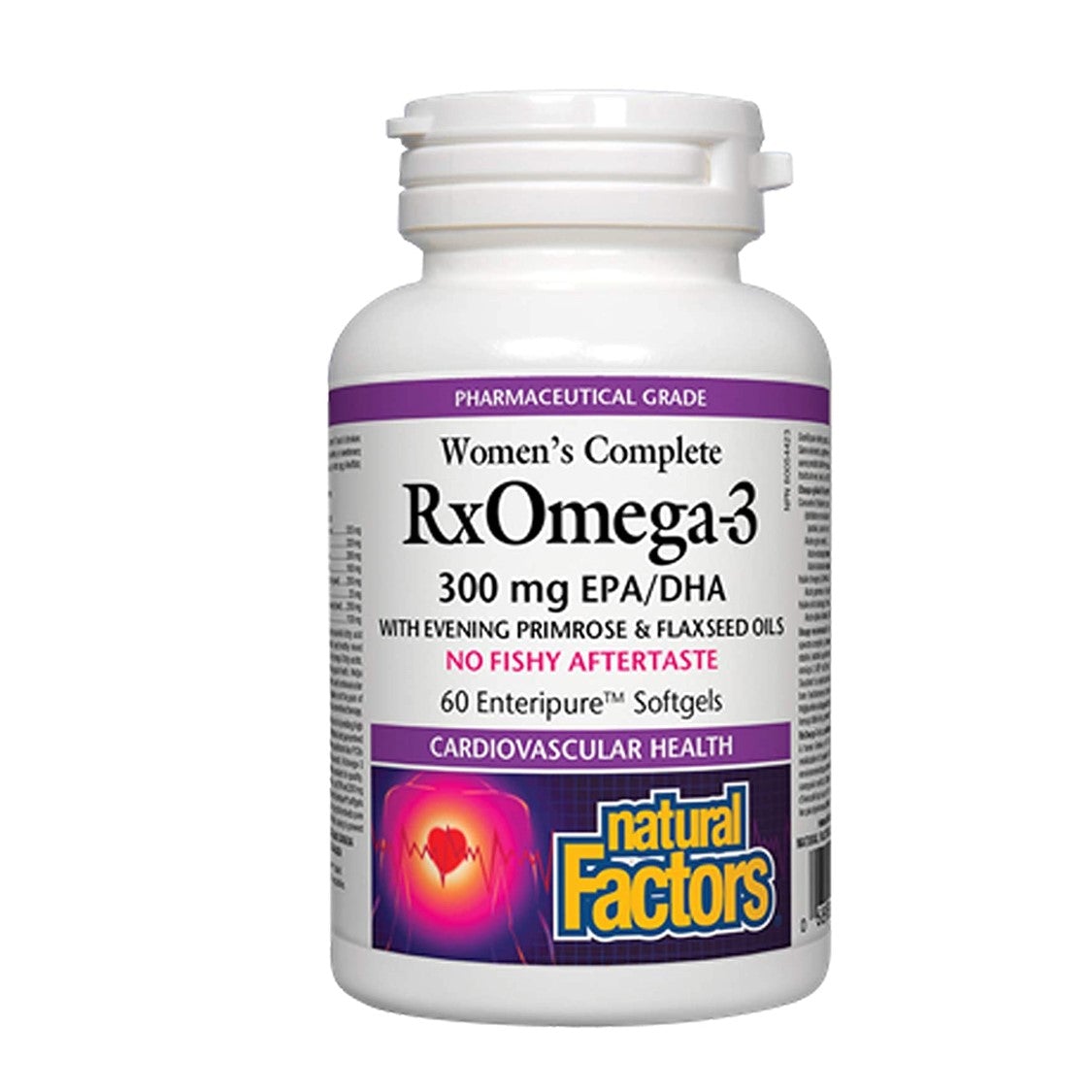 Natural Factors 女士全效 RxOmega-3 奧米加 3 魚油 (300 毫克) 60 粒