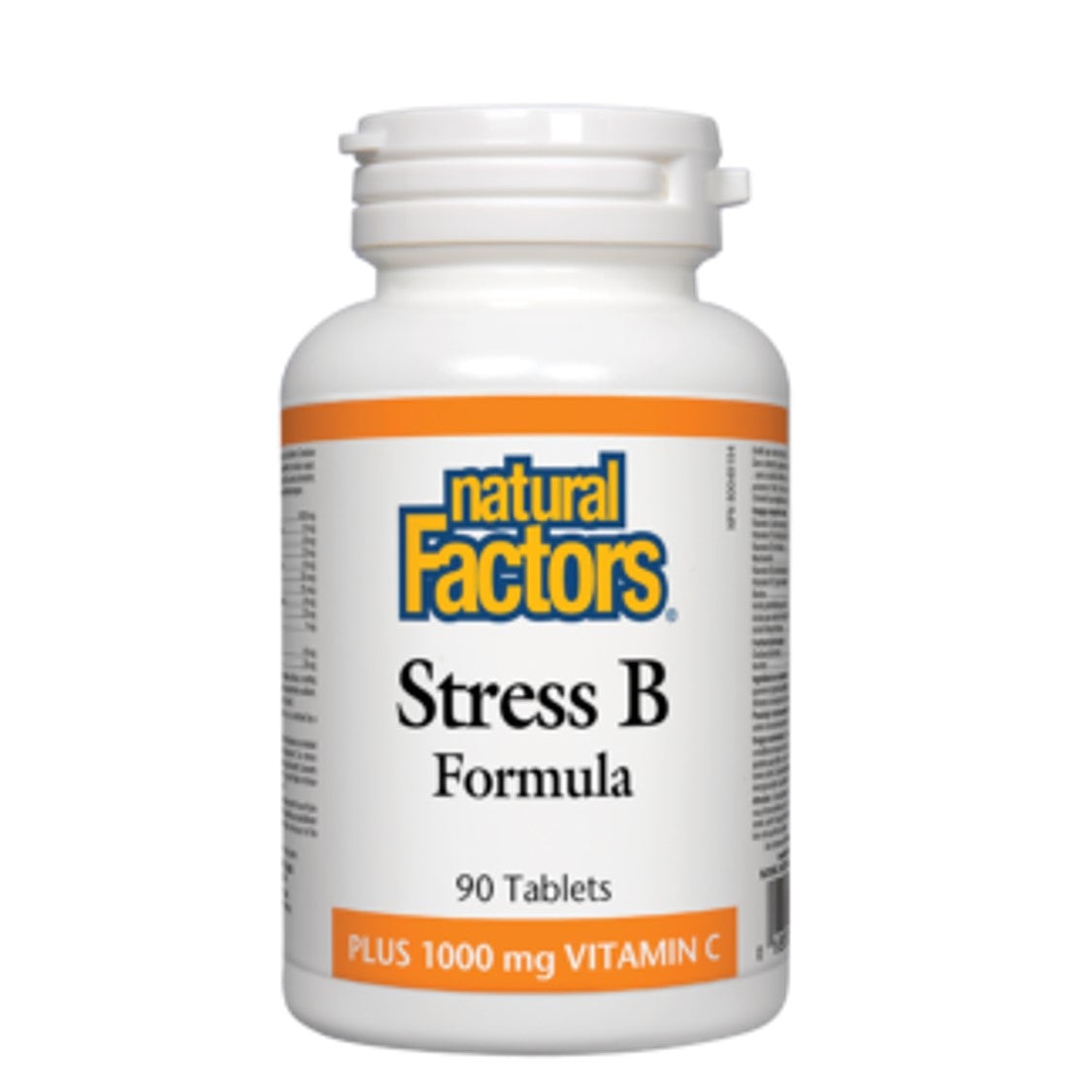 Natural Factors 維他命 B 雜 (緩解壓力配方) 添加維他命 C (1000 毫克) 90 粒
