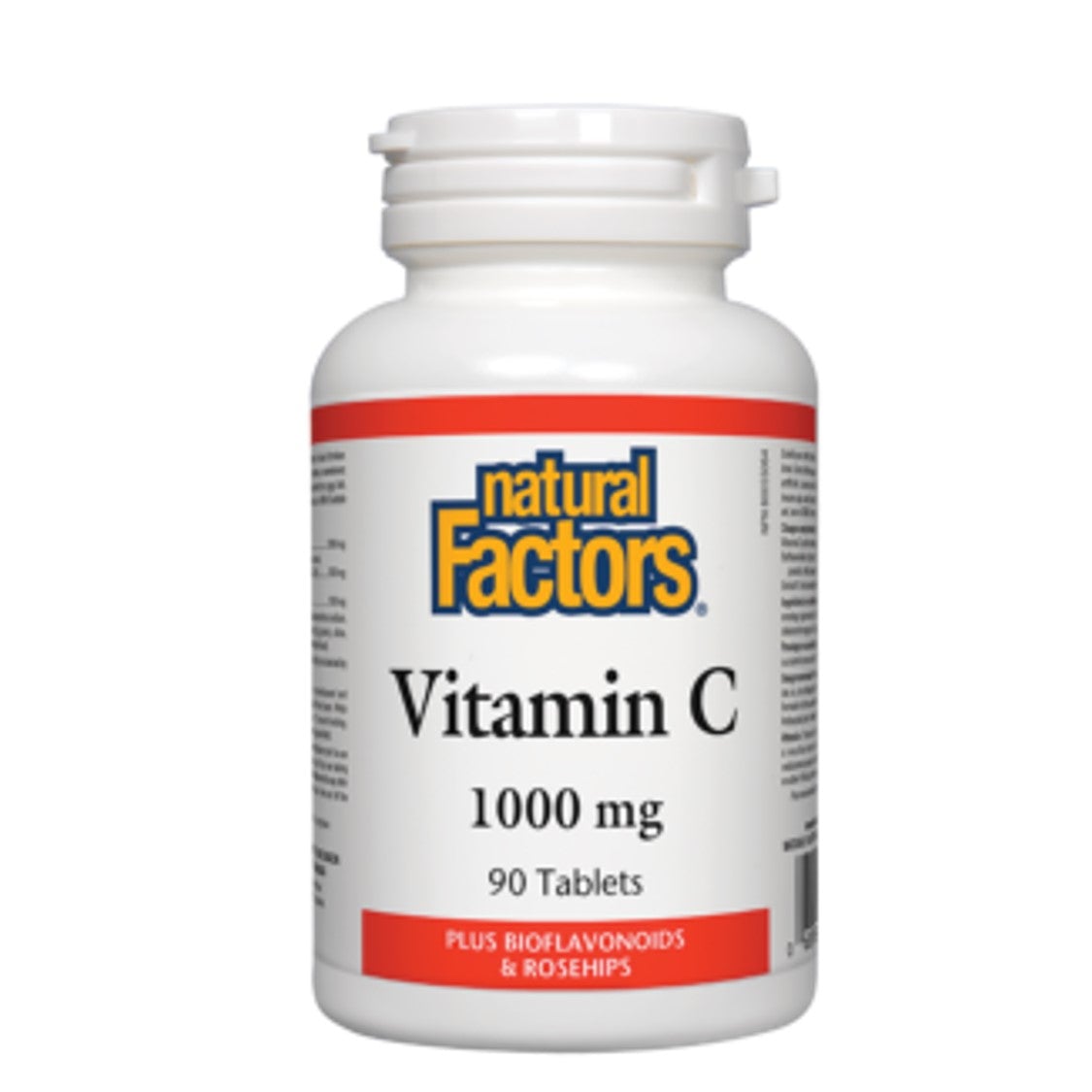 Natural Factors 維他命 C (1000 毫克) 添加生物黃酮及玫瑰果精華 90 粒
