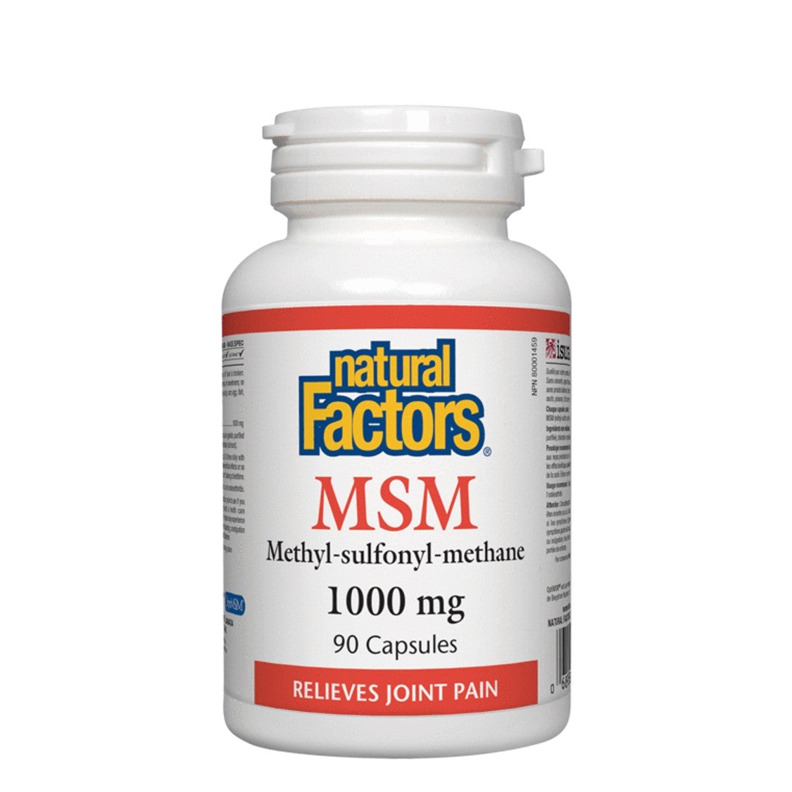 Natural Factors 關節健骨寶 MSM 1000 (活絡配方) 90 粒
