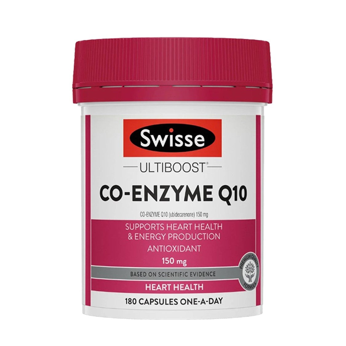 Swisse Ultiboost 抗氧易吸收輔酶 Q10 (150 毫克) 180 粒 (新包装)