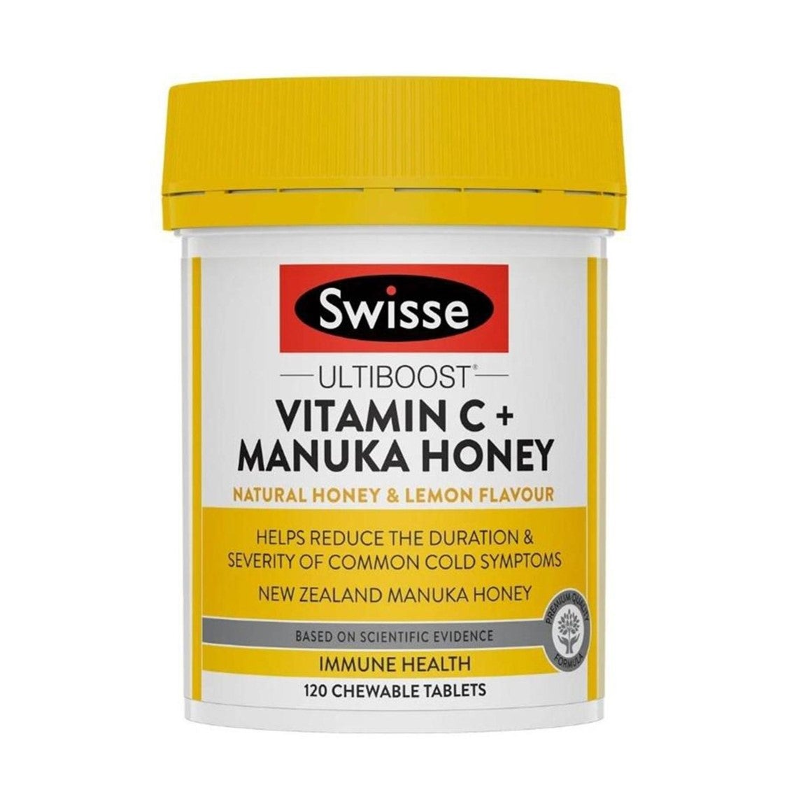 Swisse Ultiboost 提高免疫力維他命 C 麥盧卡蜂蜜咀嚼片 120 粒