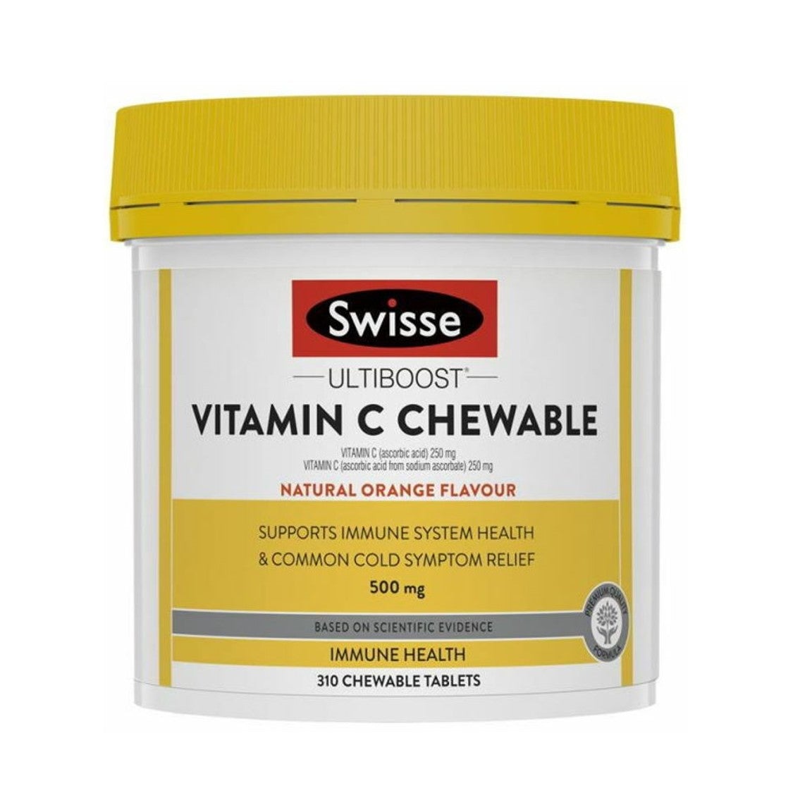 Swisse Ultiboost 健體維他命 C 咀嚼片 (香橙味) 超大加量裝 310 粒