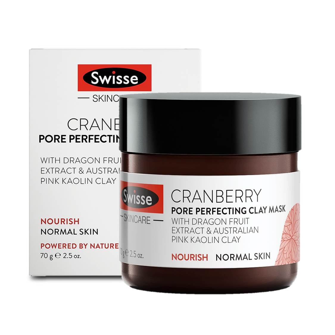 Swisse 蔓越莓亮膚礦物泥毛孔修護面膜 70 克