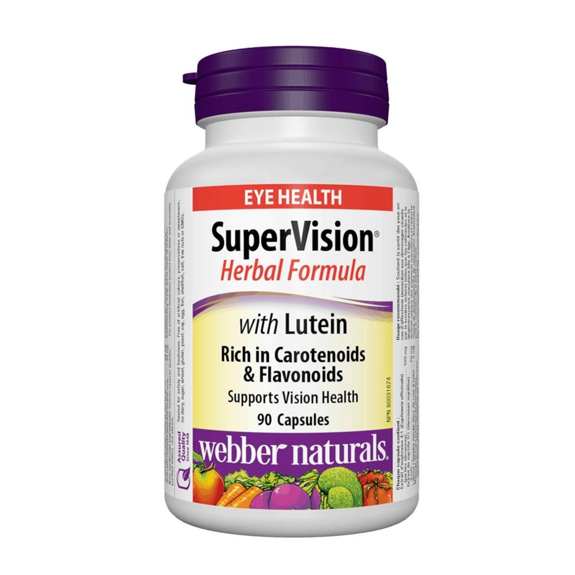webber-naturals-supervision-herbal-formula-with-lutein-90capsules 超級護眼草本葉黃素配方精華 90 粒