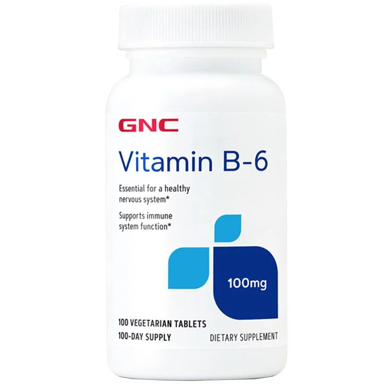 GNC 健體維他命 B-6 (100毫克) 100 粒