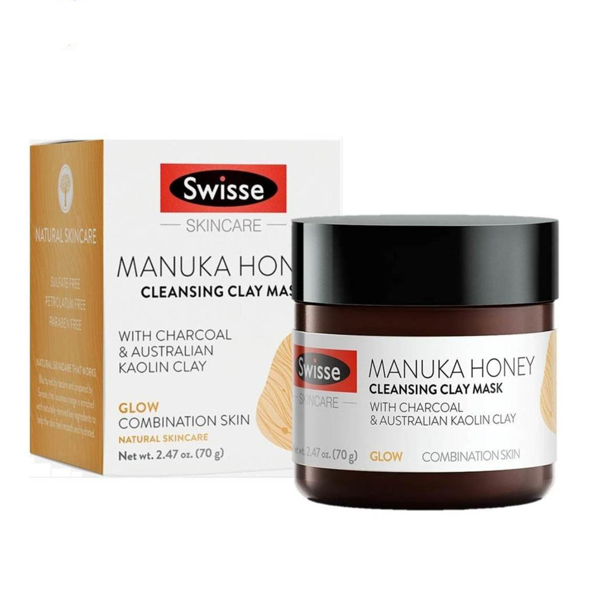 Swisse 麥蘆卡蜂蜜礦物泥潔膚面膜 70 克
